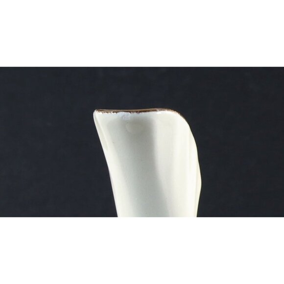 Hand Painted Pitcher Colonial Scene Gilded Accents 6.5" Japan 1950s GC - Picture 9 of 9